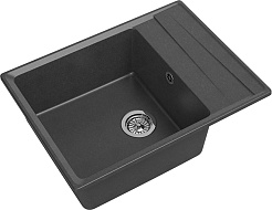 Granfest Мойка кухонная GF-LV-660L графит – фотография-1
