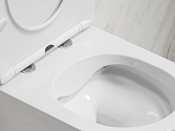 Ceramicanova Подвесной унитаз Modena Rimless CN6063 белый – фотография-6