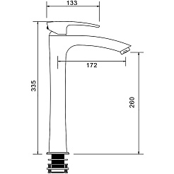 Gappo Смеситель для раковины G07 G1007-11 хром – фотография-4