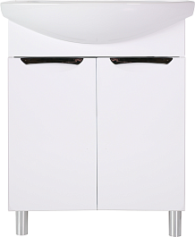ASB-Mebel Тумба под раковину Мессина 70/2 белая – фотография-1