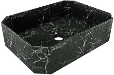 Teymi Раковина накладная Netta 50 T51204 черный мрамор