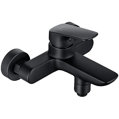 Aquatek Смеситель для ванны с душем Вега AQ1040MB матовый черный – фотография-1