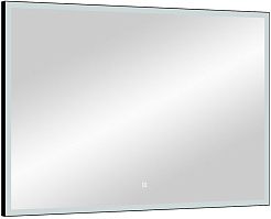 Continent Зеркало Frame Black Led 900x700 – фотография-4