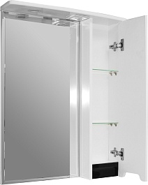 Mixline Зеркало-шкаф Прометей 64 R белый – фотография-2