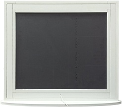 Continent Зеркало гримерное 800x700 белое – фотография-10