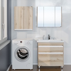 СанТа Тумба с раковиной Уран 80 дуб австрийский – фотография-6