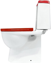 Sanita Luxe Унитаз-компакт Best Color Red 437051 с микролифтом – фотография-3