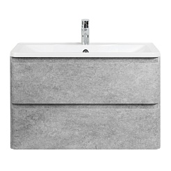 BelBagno Тумба под раковину Albano 80 подвесная Cemento Verona Grigio – фотография-2