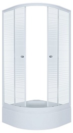Triton  Душевой уголок Стандарт В полосы 90x90 – фотография-1