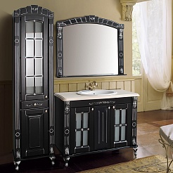 Атолл Мебель для ванной Александрия 100 K черная – фотография-1