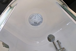 Royal Bath Душевая кабина NRW RB 100NRW-C-CH 100x100 стекло матовое профиль хром – фотография-4