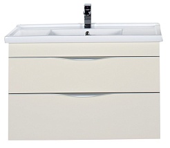 Aquanet Тумба с раковиной "Эвора 100" крем – фотография-4