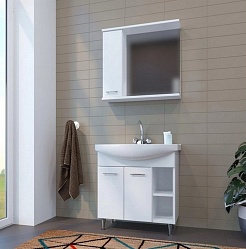 Mixline Тумба под раковину Анри 75 Best белая – фотография-4