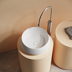 Ceramicanova Мебельная раковина Maya 40 CN12004 белая – фотография-8