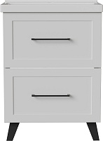 Mixline Тумба под раковину Риф 60 2 ящика белая