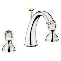 Webert Смеситель Karenina KA750101017 хром/золото, для раковины