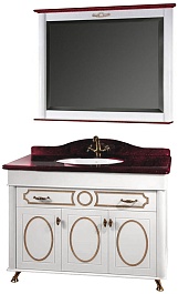 Водолей Мебель для ванной "Изабель 110" F-1 красная – фотография-1