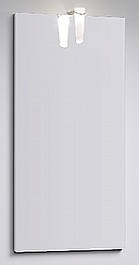 Aqwella Зеркало для ванной Леон-МР 40 белое – фотография-1