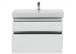 Aquanet Тумба с раковиной Nova Lite 90 2 ящика, белая – фотография-8