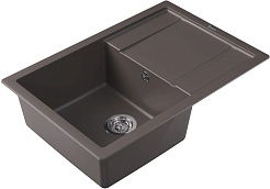 Florentina Мойка кухонная Липси 760 серый шелк – фотография-2