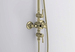 Aquatek Душевая стойка Классик AQ2563PG полированное золото – фотография-4