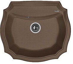 Florentina Мойка гранитная Эмилия 640 мокко – фотография-1