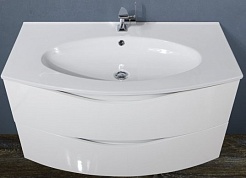BelBagno Тумба с раковиной SMILE BB900TVC/BL Bianco Lucido – фотография-1