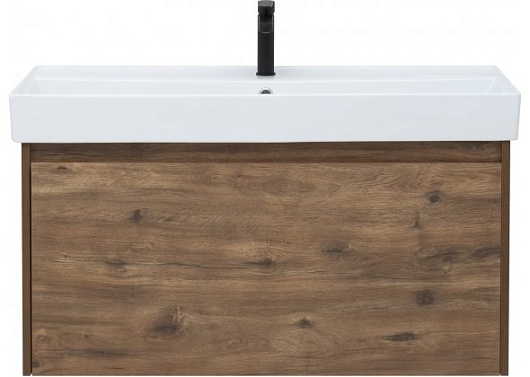 Aquanet Тумба с раковиной Nova Lite 100  дуб рустикальный – картинка-7