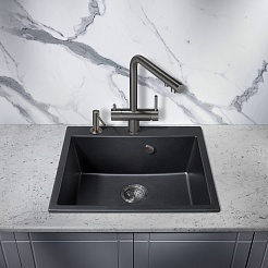 Milacio Смеситель для кухни Ultra MCU.559.GM вороненая сталь – фотография-5