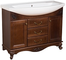 Bas Тумба под раковину Версаль 105, орех, глухие дверцы