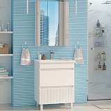 Misty Мебель для ванной Мира 65 белая матовая