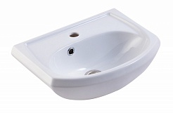 Mixline Раковина накладная Уют 45 белая – фотография-1