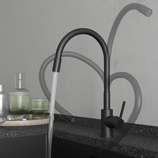 Milardo Смеситель для кухни Meal M01BL0FM05 – фотография-4