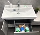 Comforty Мебель для ванной Осло 80 с зеркалом подвесная бетон светлый – картинка-28