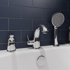 Iddis Смеситель на борт ванны Oldie OLDSB30i07 на 3 отверстия – фотография-2