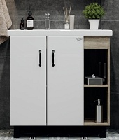 Onika Тумба под раковину Тимбер 80 белый /дуб сонома