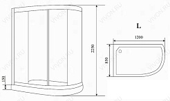 Timo Душевая кабина T-7702 L – фотография-2