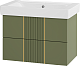 Brevita Мебель для ванной Vega 80 подвесная зеленая/золото – картинка-21