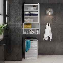 Onika Шкаф навесной Маркус Нова 60 белый – фотография-4