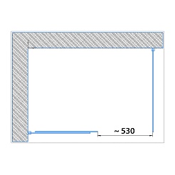 Paini Душевой уголок Dax 120х80 84YO12080 черный (YO) – фотография-5