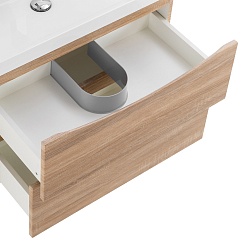 BelBagno Тумба под раковину Marino 70 подвесная Rovere Bianco – фотография-7