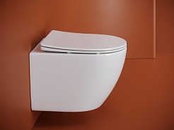 Ceramicanova Подвесной унитаз Uno Торнадо CN11001T белый – фотография-4