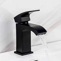 Gappo Смеситель для раковины G07-6 G1007-6 черный – фотография-2