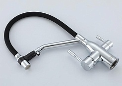 Frap Смеситель для кухни F4397 хром – фотография-4