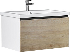 Vigo Мебель для ванной Cross 700-0-1 подвесная дуб давос натуральный – фотография-8