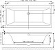 Excellent Акриловая ванна Pryzmat 170x75 – картинка-14