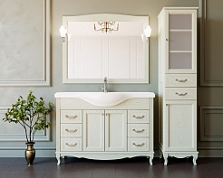 ValenHouse Комплект мебели Эллина 120 слоновая кость, фурнитура хром – фотография-8