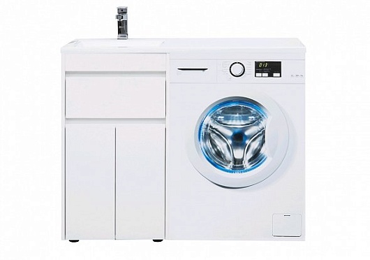 Aquanet Тумба с раковиной Токио 110 L напольная – фотография-6