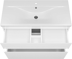 Misty Тумба под раковину Лаки 100 белая – фотография-5