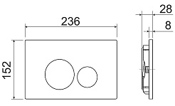 Ceramicanova Подвесной унитаз Forma Rimless с шумоизоляционной панелью CN1000 с системой инсталляции Envision кнопка Round белая – фотография-9